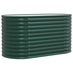 Letto Rialzato Verde 160 x 80 x 81 cm Acciaio