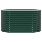 Letto Rialzato Verde 160 x 80 x 81 cm Acciaio