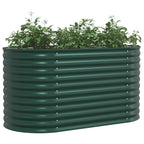 Letto Rialzato Verde 160 x 80 x 81 cm Acciaio