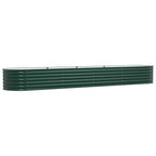 Letto Rialzato Verde 400 x 80 x 44 cm Acciaio