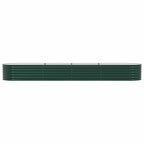 Letto Rialzato Verde 400 x 80 x 44 cm Acciaio