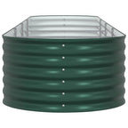 Letto Rialzato Verde 400 x 80 x 44 cm Acciaio