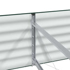 Letto Rialzato Verde 320 x 80 x 44 cm Acciaio