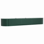 Letto Rialzato Verde 320 x 80 x 44 cm Acciaio