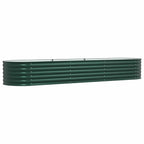 Letto Rialzato Verde 320 x 80 x 44 cm Acciaio