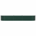 Letto Rialzato Verde 320 x 80 x 44 cm Acciaio