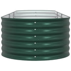 Letto Rialzato Verde 320 x 80 x 44 cm Acciaio