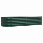 Letto Rialzato Verde 240 x 80 x 44 cm Acciaio