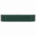 Letto Rialzato Verde 240 x 80 x 44 cm Acciaio