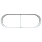 Letto Rialzato Verde 240 x 80 x 44 cm Acciaio