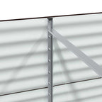 Letto Rialzato Marrone 320 x 80 x 81 cm Acciaio