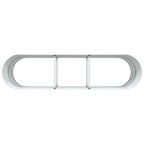 Letto Rialzato Marrone 320 x 80 x 81 cm Acciaio