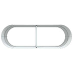Letto Rialzato Marrone 240 x 80 x 81 cm Acciaio