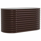 Letto Rialzato Marrone 160 x 80 x 81 cm Acciaio