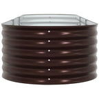 Letto Rialzato Marrone 320 x 80 x 44 cm Acciaio