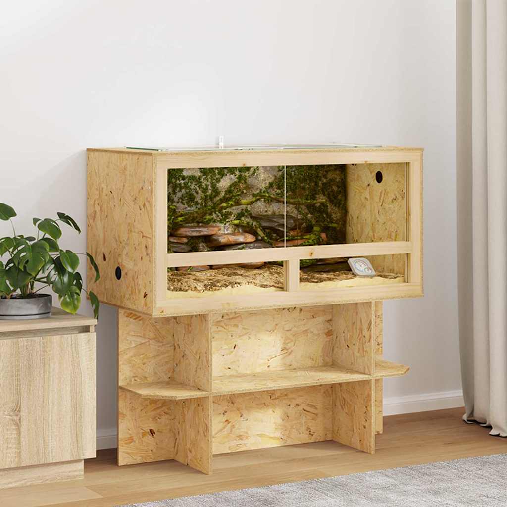 Terrario Marrone 100 x 50 x 100 cm OSB