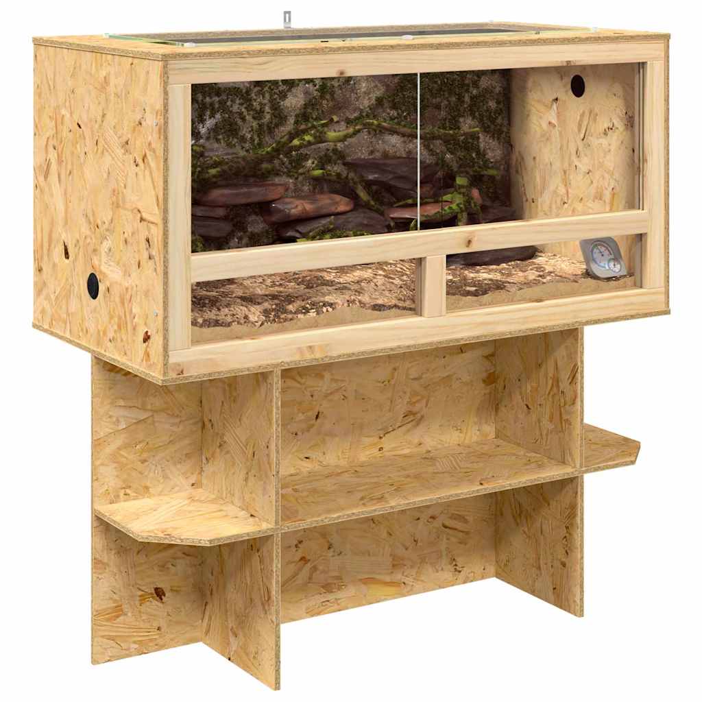 Terrario Marrone 100 x 50 x 100 cm OSB