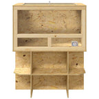 Terrario Marrone 80 x 50 x 100 cm OSB