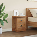 Comodino Naturale 40 x 30 x 50 cm Legno di teak solido