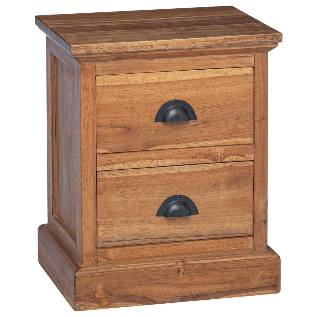 Comodino Naturale 40 x 30 x 50 cm Legno di teak solido