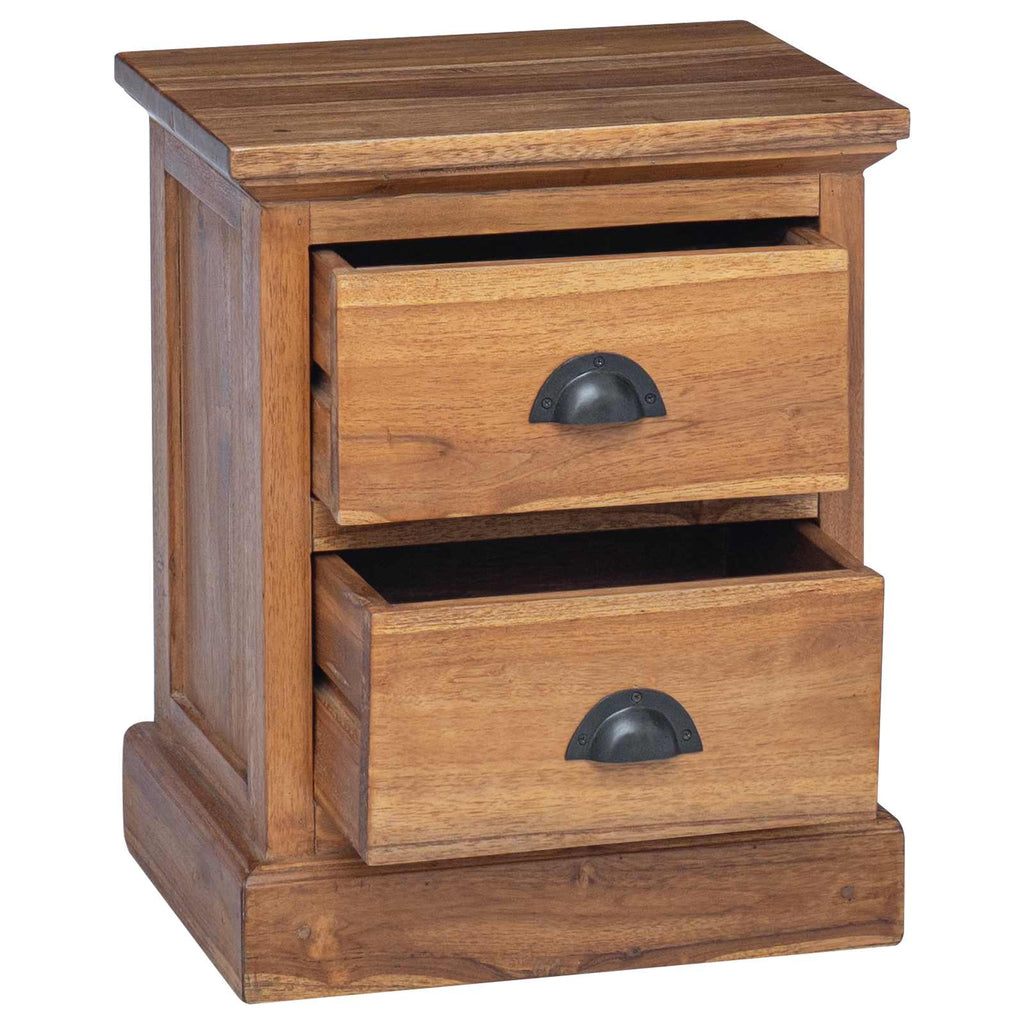 Comodino Naturale 40 x 30 x 50 cm Legno di teak solido