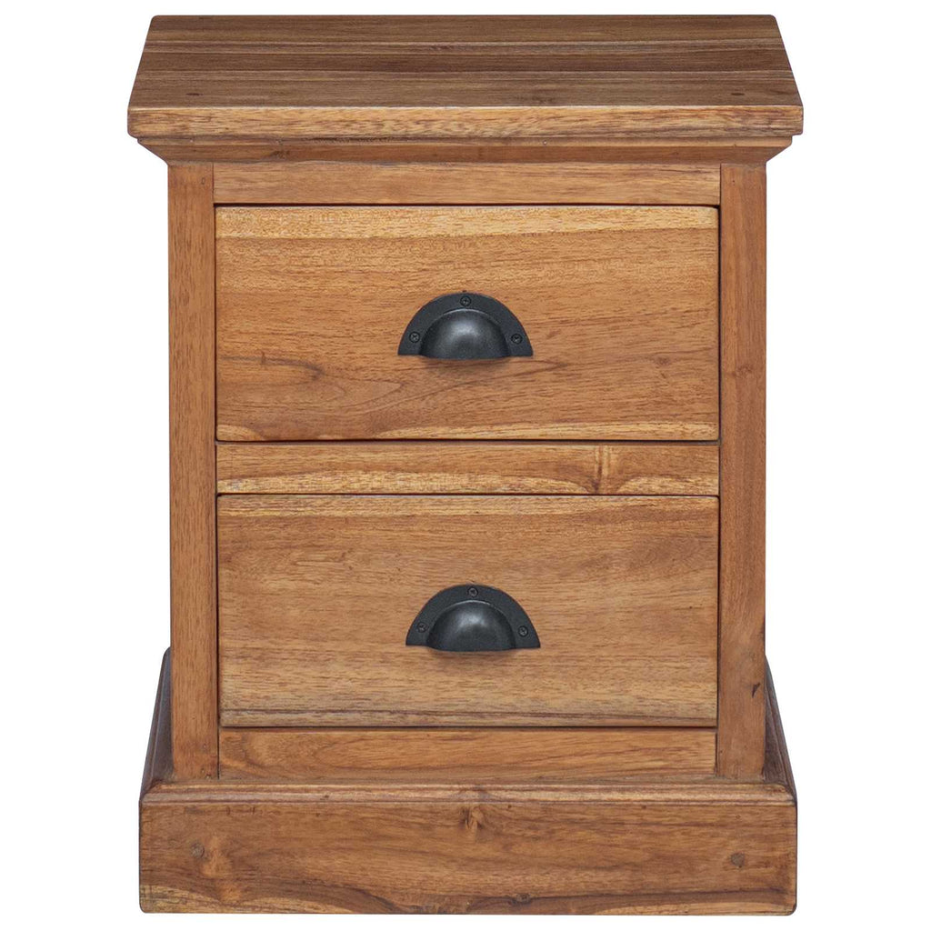 Comodino Naturale 40 x 30 x 50 cm Legno di teak solido