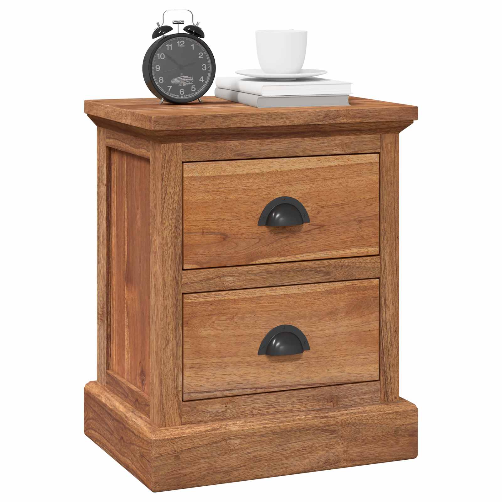 Comodino Naturale 40 x 30 x 50 cm Legno di teak solido
