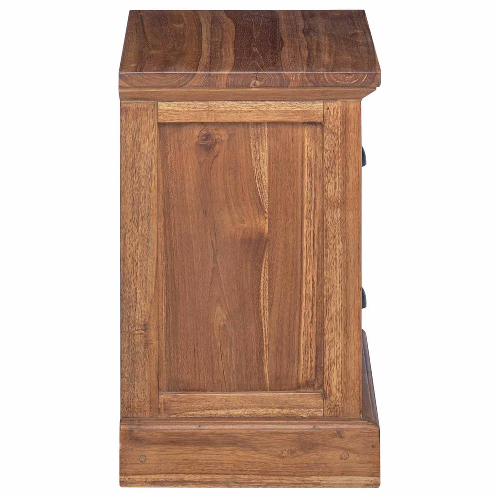 Comodino Naturale 40 x 30 x 50 cm Legno di teak solido