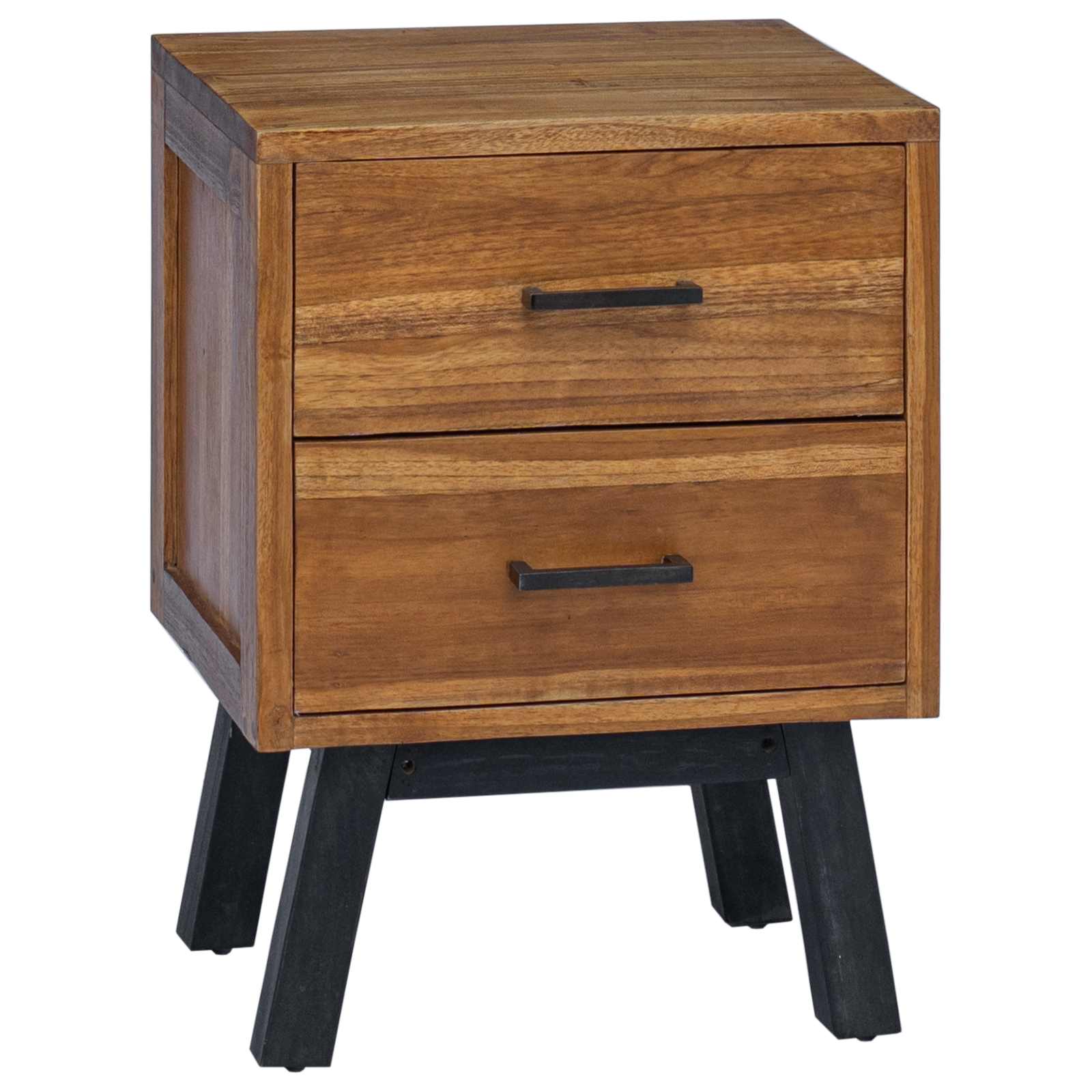 Comodino Naturale 40 x 35 x 55 cm Legno di teak solido