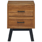 Comodino Naturale 40 x 35 x 55 cm Legno di teak solido
