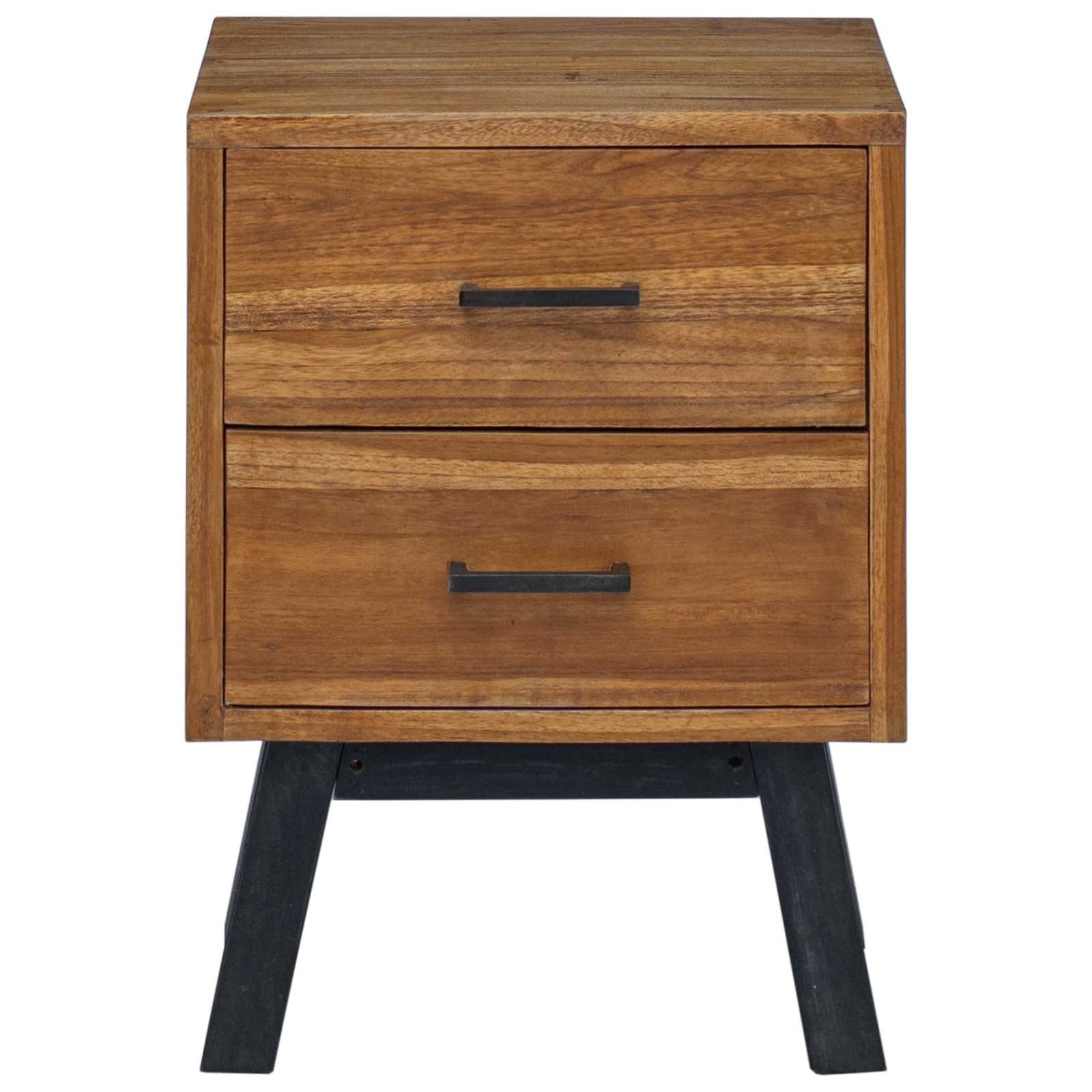 Comodino Naturale 40 x 35 x 55 cm Legno di teak solido
