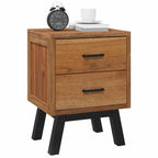 Comodino Naturale 40 x 35 x 55 cm Legno di teak solido