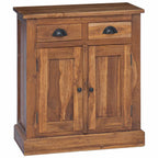 Armadio con porta Naturale 65 x 30 x 75 cm Legno di teak solido