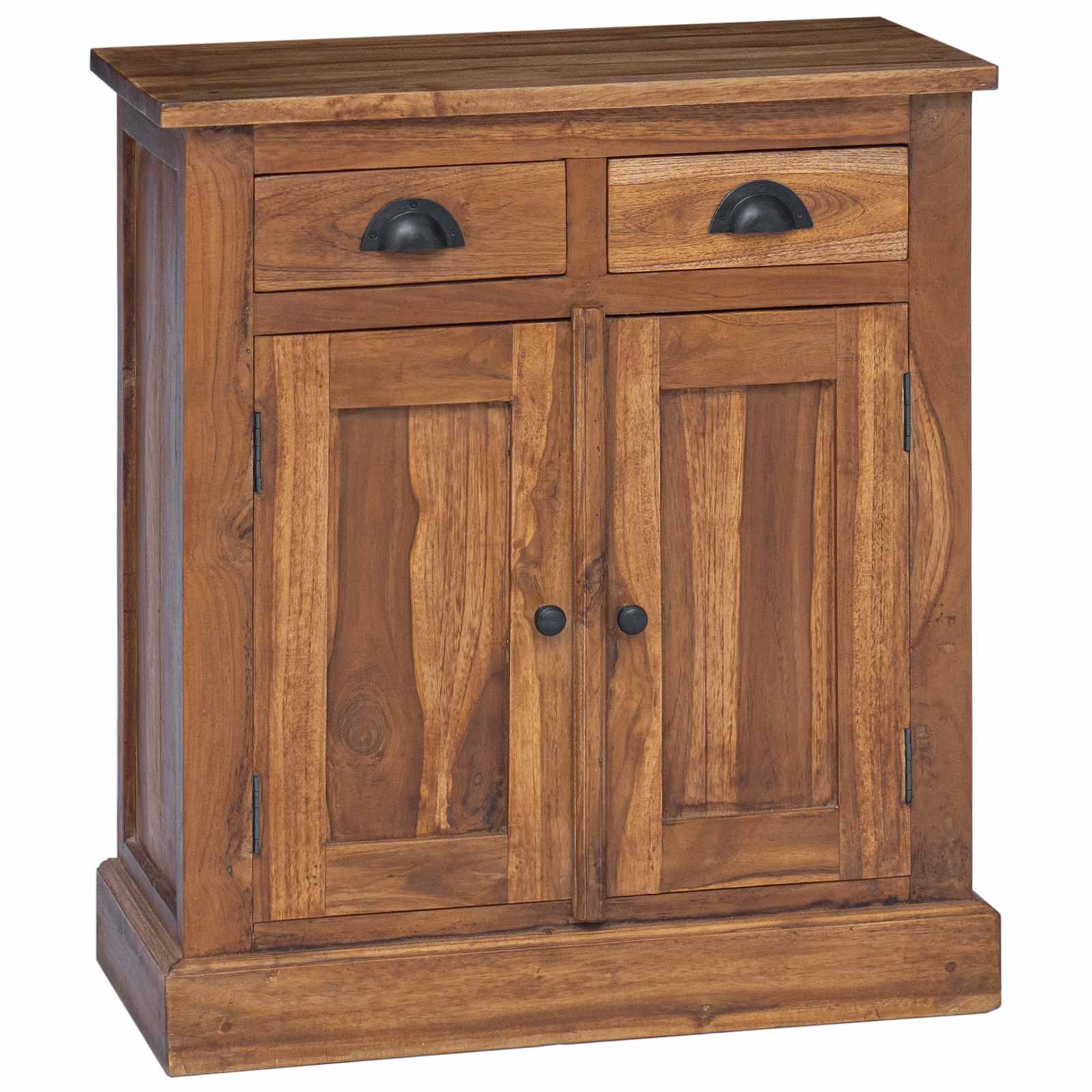 Armadio con porta Naturale 65 x 30 x 75 cm Legno di teak solido