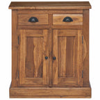 Armadio con porta Naturale 65 x 30 x 75 cm Legno di teak solido