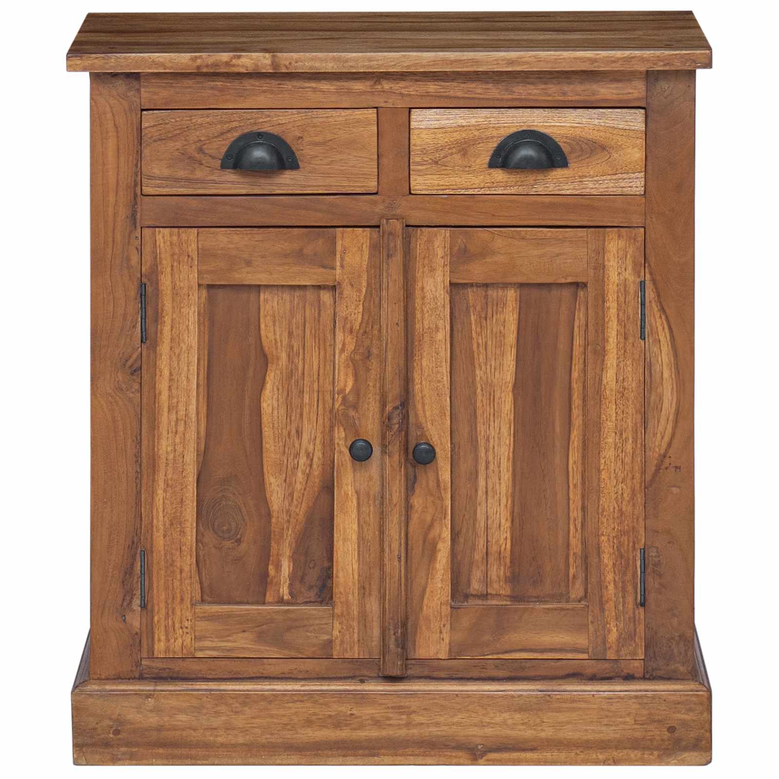 Armadio con porta Naturale 65 x 30 x 75 cm Legno di teak solido
