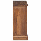 Armadio con porta Naturale 65 x 30 x 75 cm Legno di teak solido