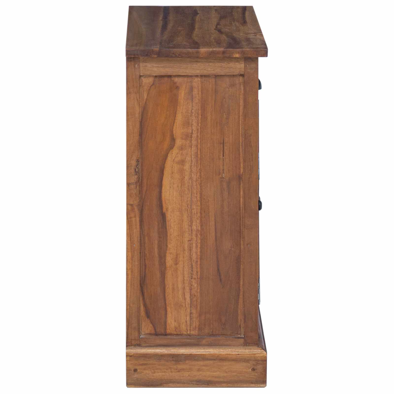 Armadio con porta Naturale 65 x 30 x 75 cm Legno di teak solido