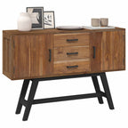Supporto TV Naturale 110 x 30 x 75 cm Legno di teak solido