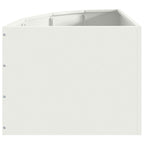 Vaso d'angolo Bianco 45 x 45 x 35 cm Acciaio