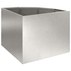 Vaso d'angolo Argento 45 x 45 x 35 cm Acciaio inossidabile