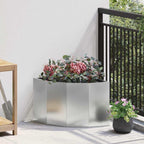 Vaso d'angolo Argento 45 x 45 x 35 cm Acciaio zincato