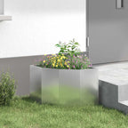 Vaso d'angolo Argento 45 x 45 x 35 cm Acciaio zincato