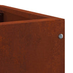 Vaso d'angolo Ruggine 45 x 45 x 35 cm acciaio corten