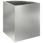 Vaso d'angolo Argento 30 x 30 x 35 cm Acciaio zincato