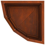 Vaso d'angolo Ruggine 30 x 30 x 35 cm acciaio corten