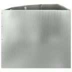 Vaso d'angolo Argento 60 x 60 x 50 cm Acciaio zincato