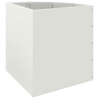 Vaso d'angolo Bianco 45 x 45 x 50 cm Acciaio