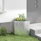 Vaso d'angolo Argento 45 x 45 x 50 cm Acciaio zincato