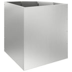Vaso d'angolo Argento 45 x 45 x 50 cm Acciaio zincato